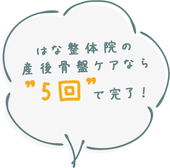 はな整体院の産後骨盤ケアなら